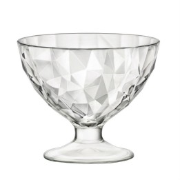 COPPA DESSERT DIAMOND 36 cl TRASPARENTE Pz 2
