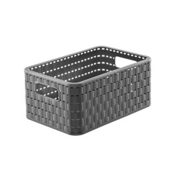 Cesta rettangolare COUNTRY  6 lt ANTRACITE