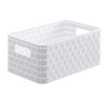 Cesta rettangolare COUNTRY  6 lt BIANCO