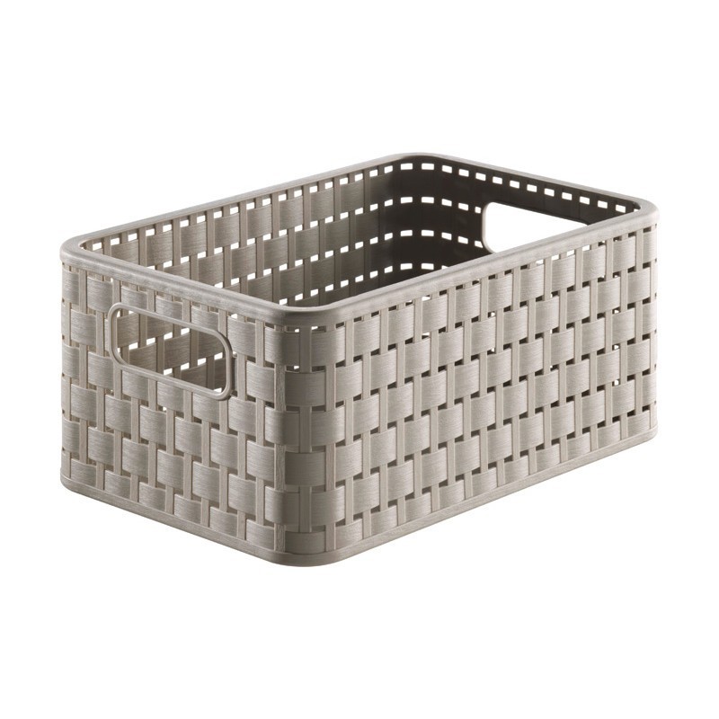 Cesta rettangolare COUNTRY  6 lt CAPPUCCINO