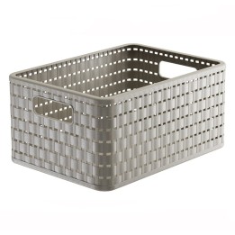 Cesta rettangolare COUNTRY 11 lt CAPPUCCINO