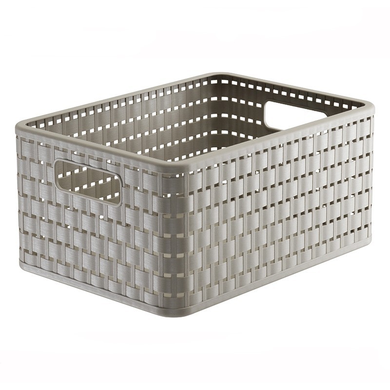 Cesta rettangolare COUNTRY 11 lt CAPPUCCINO