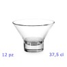 COPPA DESSERT YPSILON 37 cl TRASPARENTE Pz 12
