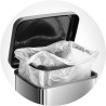 PATTUMIERA A PEDALE PASO Lt 20 COLORE SILVER ROTHO