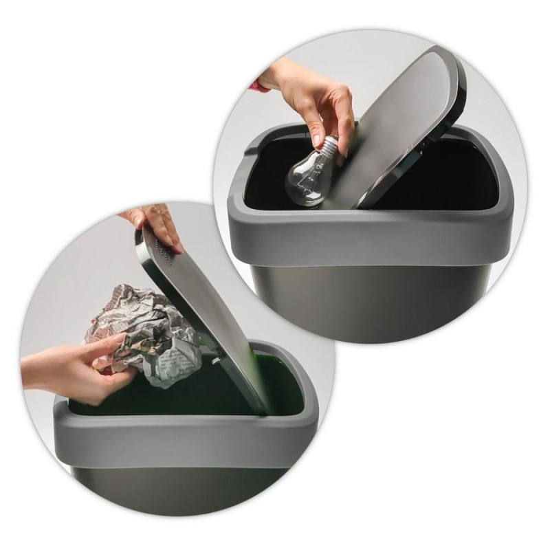 Coperchio basculante a doppia apertura twist rotho