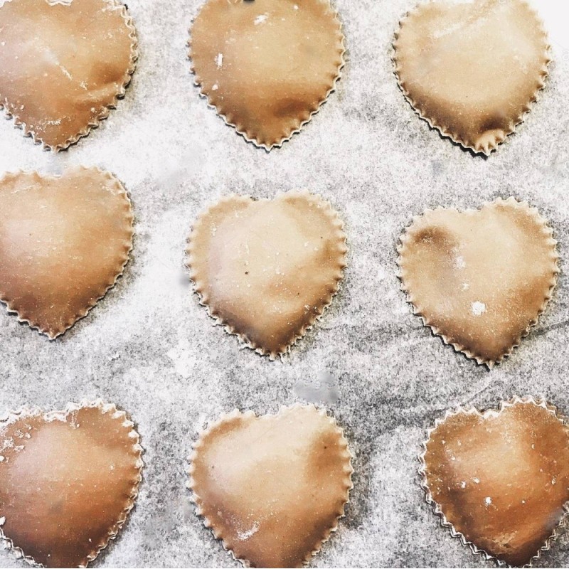 Come fare i Ravioli di pasta a cuore per san valentino