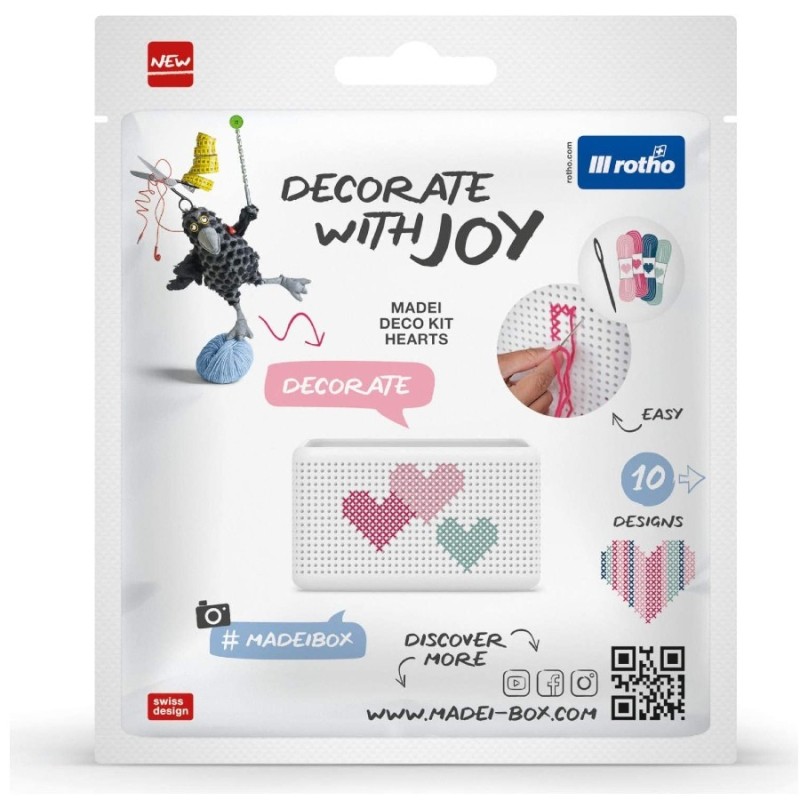 kit per decorare contenitore Madei Rotho - Cuore