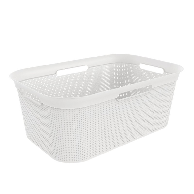 Cesta per bucato bianca flessibile Brisen Rotho