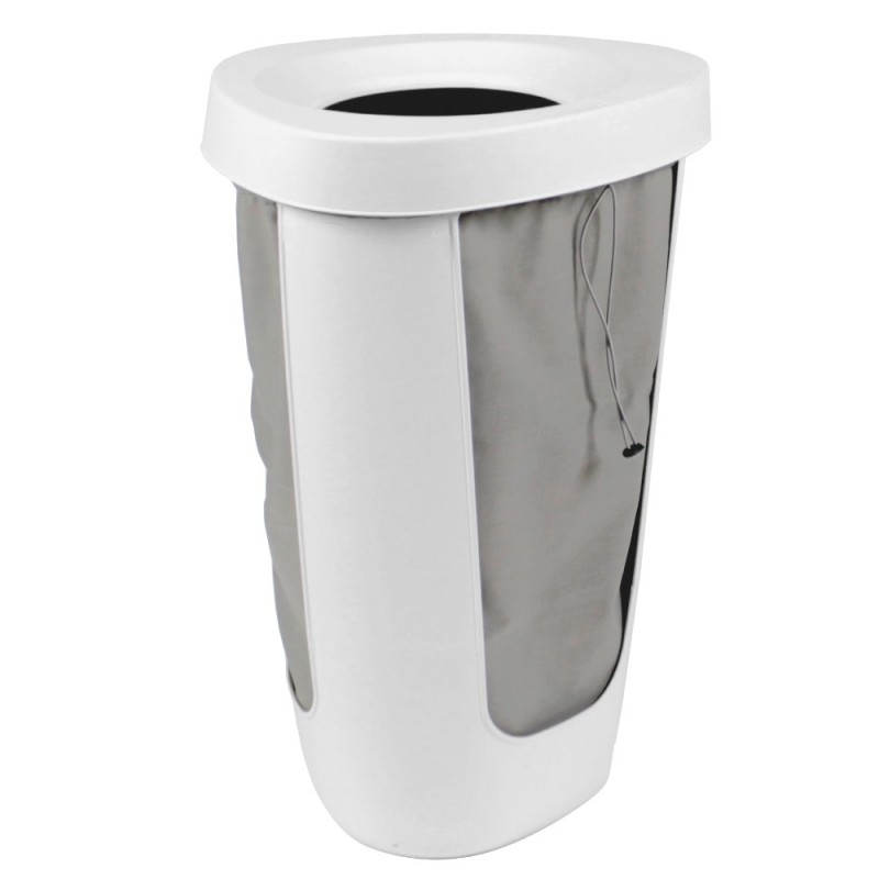 Contenitore porta bucato Fabu Rotho - grigio tortora