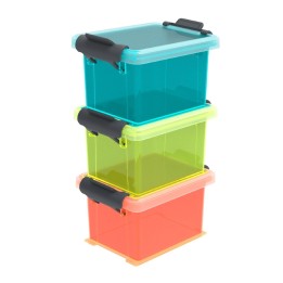 Mini contenitori FUNCENTER da 150 ml con coperchio 3 Pz