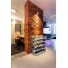 Scaffale cantinetta VARIO per 6 bottiglie - Grigio Antracite