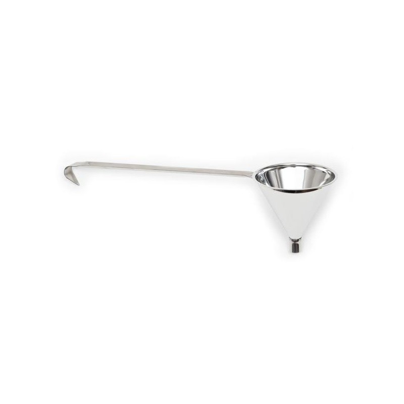 Imbuto per frittelle tirolesi in acciaio inox 18/8 con manico da 40 cm