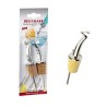 TAPPO VERSATORE CROMATO PER OLIO Pz 2 CON SUGHERO