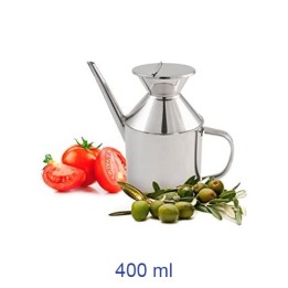 OLIERA INOX CON BECCUCCIO 0,4 LT