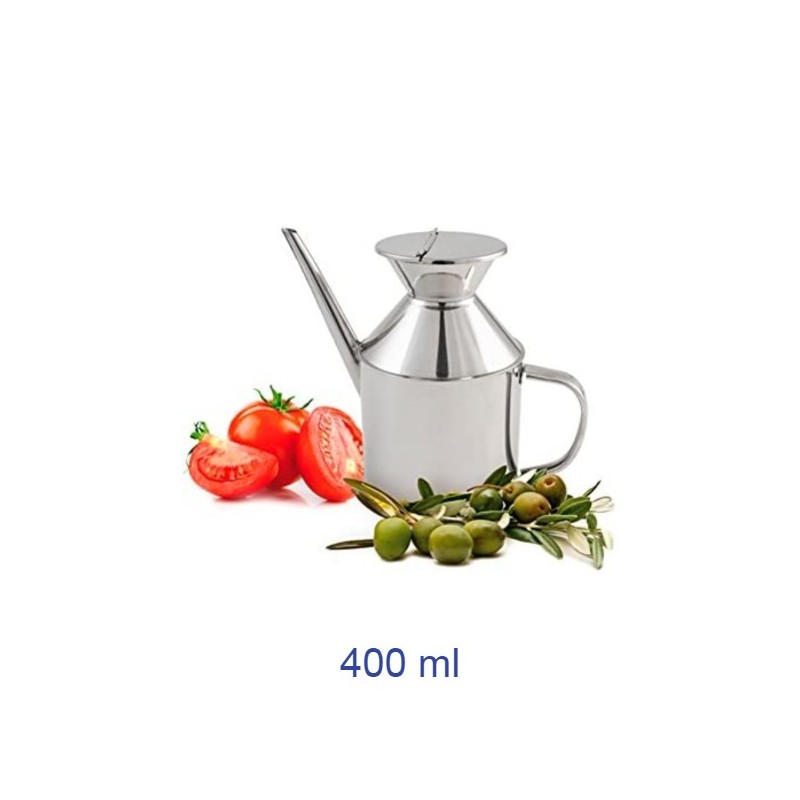 OLIERA INOX CON BECCUCCIO 0,4 LT