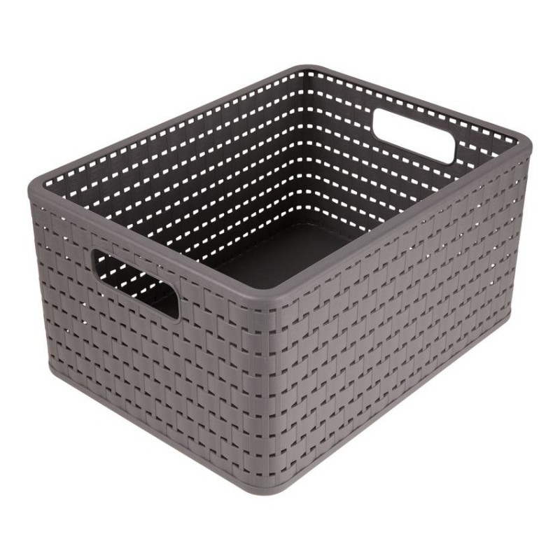 Cesta rettangolare COUNTRY 18 lt ANTRACITE