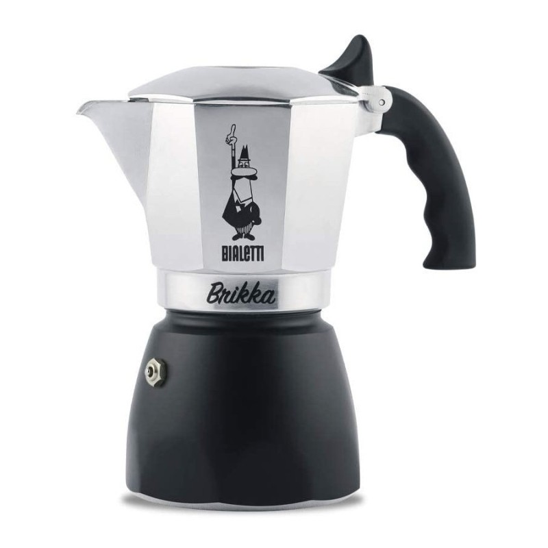 CAFFETTIERA MOKA ALLUMINIO BRIKKA 4 Tz