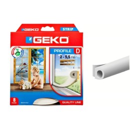 GUARNIZIONE PORTE E FINISTRE IN GOMMA D 2-5 mm 6 MT BIANCO