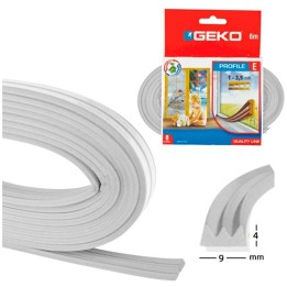 GUARNIZIONE PORTE E FINISTRE IN GOMMA E 1-3 mm 6 MT BIANCO