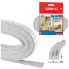 GUARNIZIONE PORTE E FINISTRE IN GOMMA E 1-3 mm 6 MT BIANCO