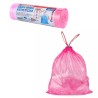SACCHETTI BUSTE SPAZZATURA PROFUMATI CM 50X60 CON MANICI 20 PZ ROSA