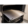 Piastra in acciaio inox per cottura pizza e pane