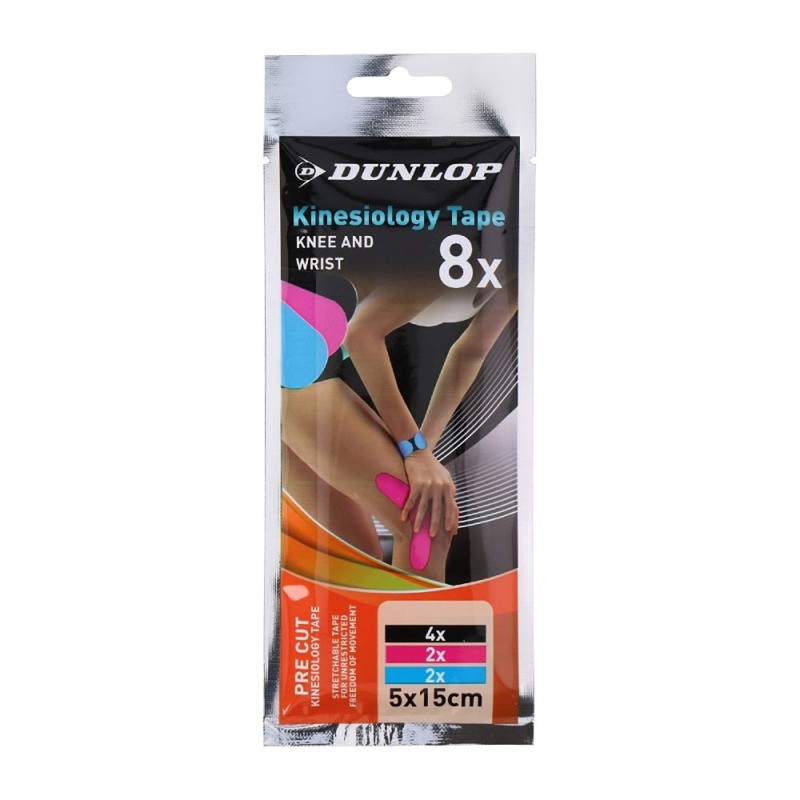NASTRO CHINESIOLOGIA GINOCCHIO E POLSO 8 Pz DUNLOP