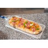 PALA PIZZA A METRO AZZURRA ALLUMINIO FORATA CM 40x60 MANICO CM 120