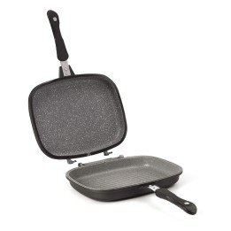 Aeternum Grill Doppia: Bistecchiera Induzione 32x24 | Cottura Perfetta!