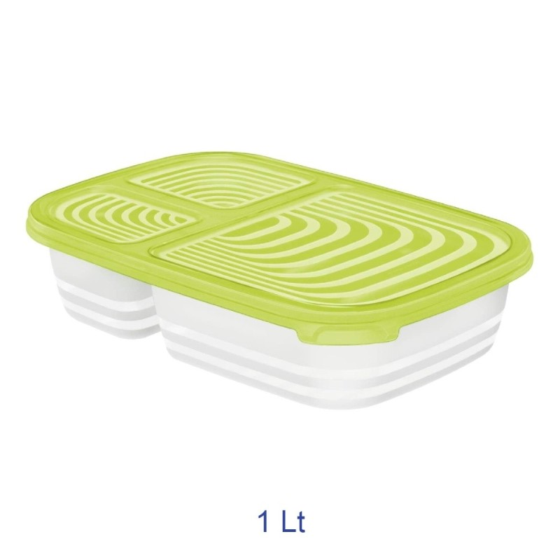 Contenitore per alimenti frigo multi scomparto Sunshine 1 lt Rotho