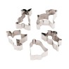 Stampi taglia pasta e biscotti pasquali set 5 formine pasqua