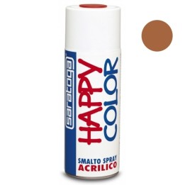 VERNICE SPRAY MARRONE ARANCIO RAL 8023 400 ML HAPPY COLOR