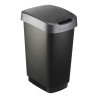 Pattumiera con coperchio basculante Twist Rotho da 25 lt