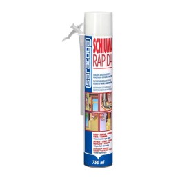 SCHIUMA RAPIDA POLIURETANICA AUTOESPANDENTE USO MANUALE 750ML