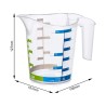 Dimensioni caraffa Domino 500 Rotho