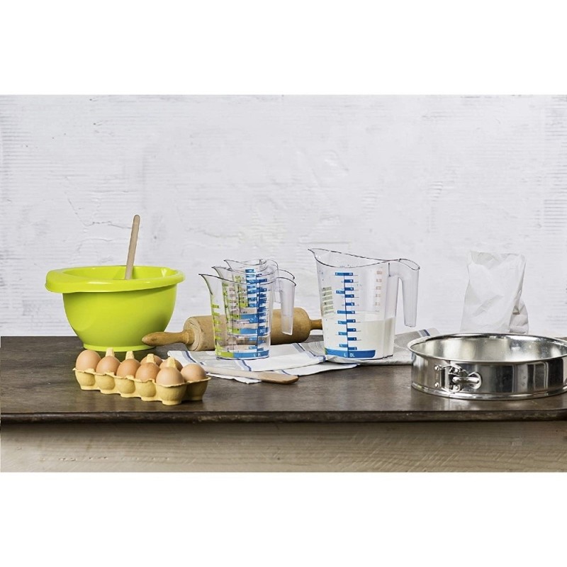 Caraffa per preparare dolci con 3 scale Domino 500 ml Rotho