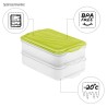 Contenitore frigo RONDO multiplo 2 piani con coperchio 2x1,35 Lt