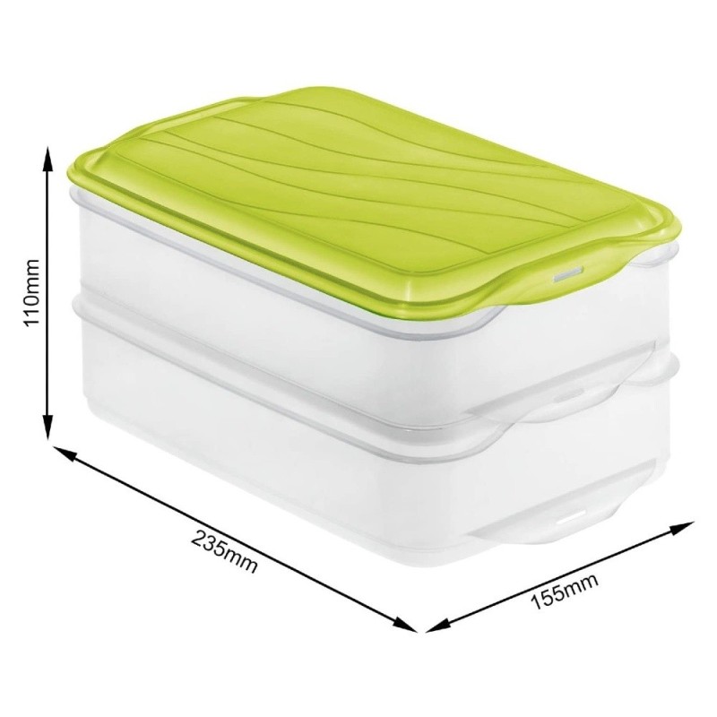 Dimensioni box frigo Rondo a 2 piani Rotho