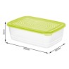 Dimensioni box alimenti frigo Sunshine 3700 Rotho