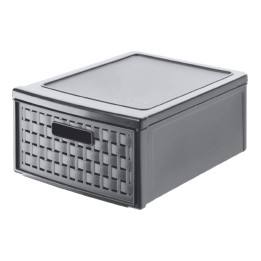 Cassettiera porta oggetti COUNTRY con 1 cassetto 8,3 lt - Antracite