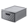 Cassettiera porta oggetti COUNTRY con 1 cassetto 8,3 lt - Antracite