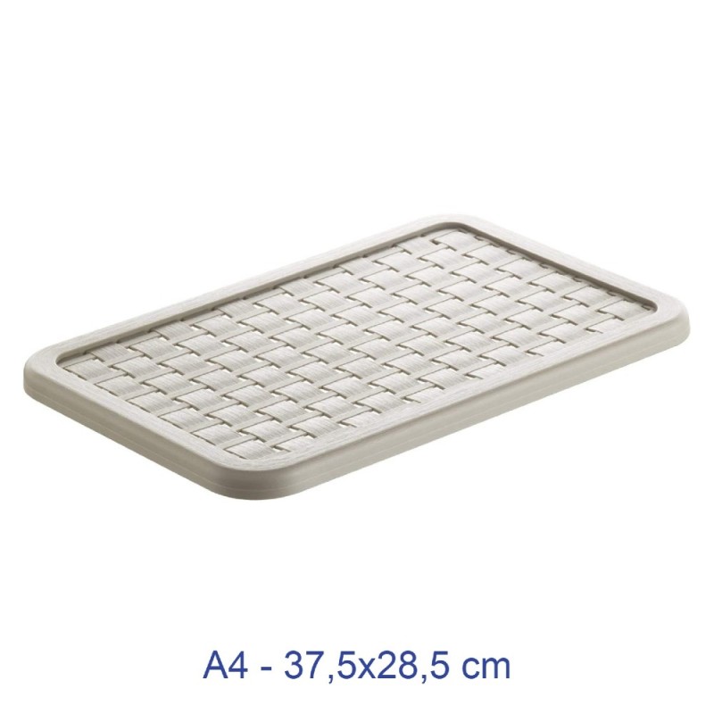 Coperchio per cassetta COUNTRY A4 cm 37,5x28,5 - Cappuccino