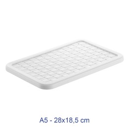 Coperchio per cassetta COUNTRY A5 cm 28x18,5 - Bianco