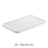 Coperchio per cassetta COUNTRY A5 cm 28x18,5 - Bianco