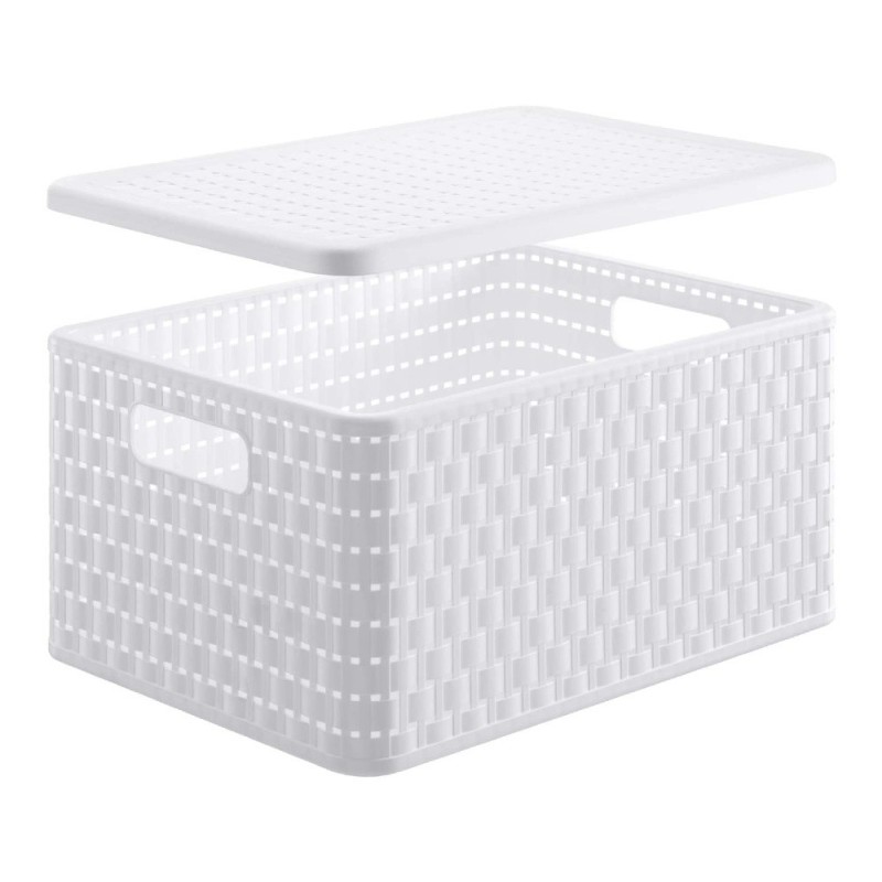 Coperchio per cassetta COUNTRY A5 cm 28x18,5 - Bianco