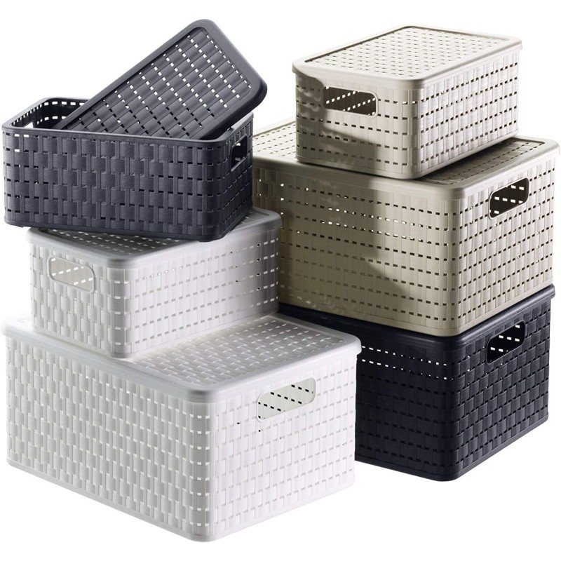 Coperchio per cassetta COUNTRY A4 cm 37,5x28,5 - Cappuccino