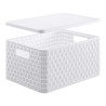 Coperchio per cassetta COUNTRY A4 cm 37,5x28,5 - Bianco