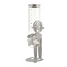 DISTRIBUTORE DISPENSER CEREALI CHICCO IN METALLO SILVER