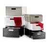 Cassettiera porta oggetti COUNTRY con 1 cassetto 8,3 lt - Cappuccino