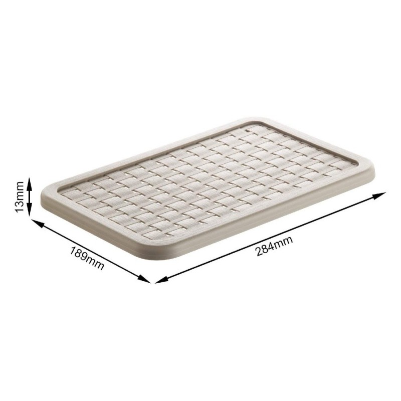 Coperchio per cassetta COUNTRY A5 cm 28x18,5 - Cappuccino